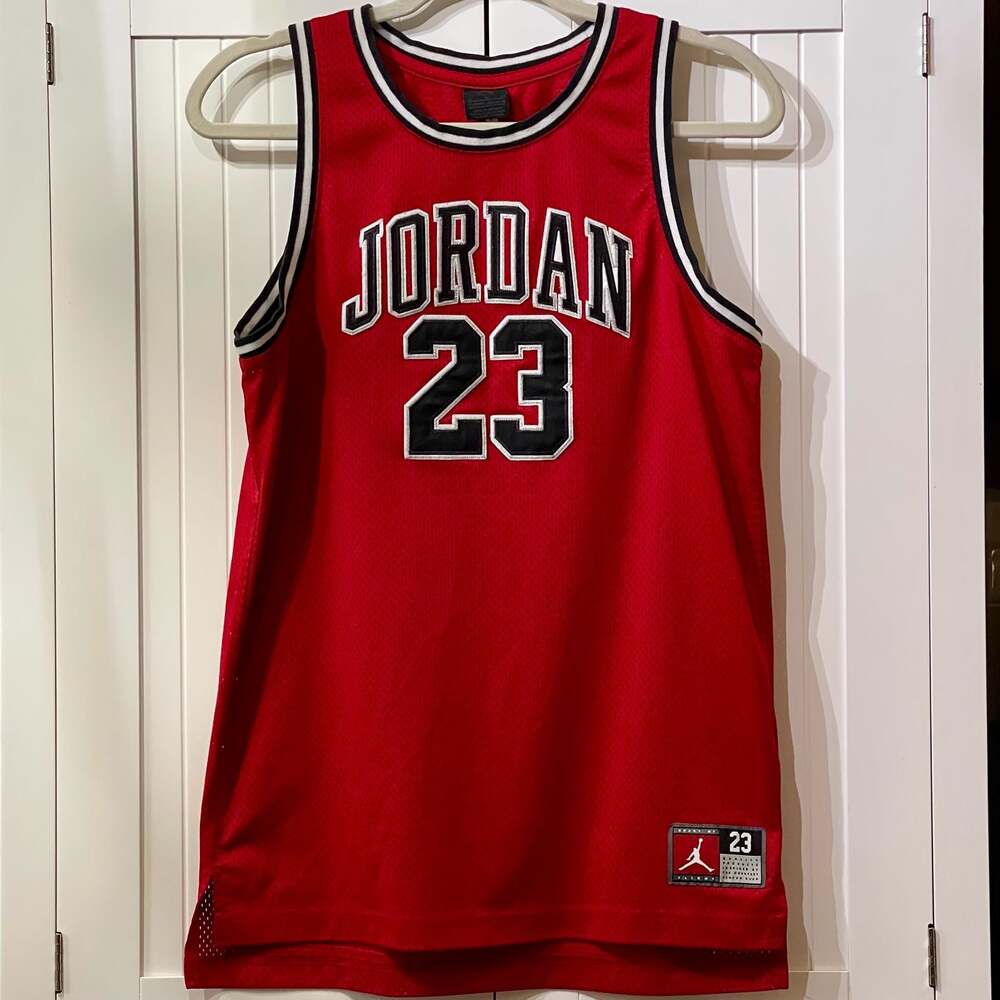 Jordan Brand Michael Jordan 23 Chicago Bulls Basketball Jersey Youth Size XL